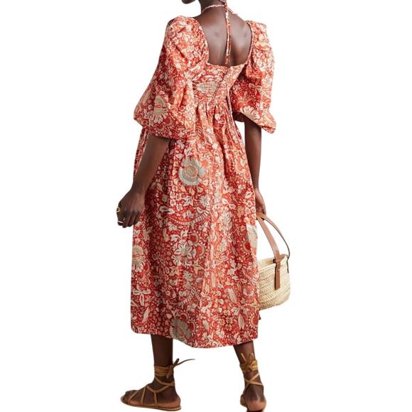 Ulla Johnson dress Alessa floral balloon sleeve size 6 - Picture 10 of 10